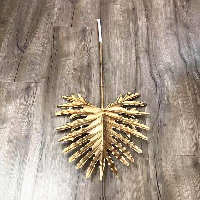 50CM 70CM Artificial Golden Palm Leaves