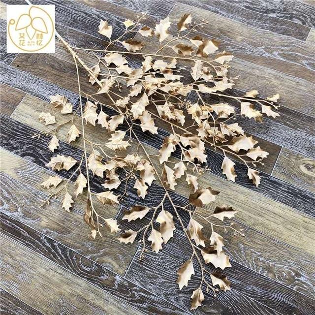 50CM 70CM Artificial Golden Palm Leaves