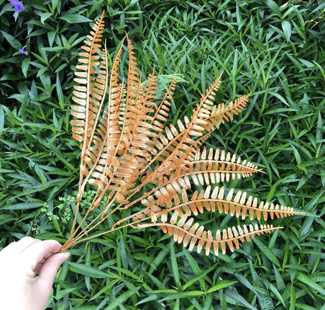 50CM 70CM Artificial Golden Palm Leaves