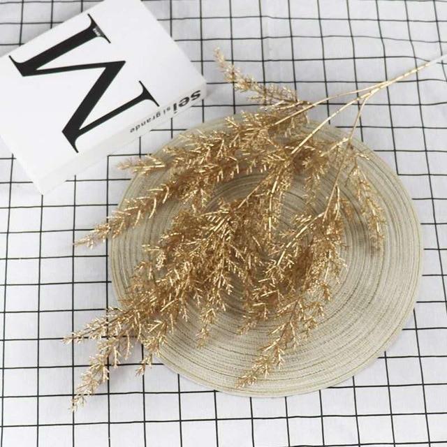 50CM 70CM Artificial Golden Palm Leaves