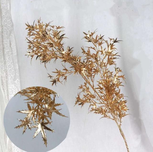 50CM 70CM Artificial Golden Palm Leaves