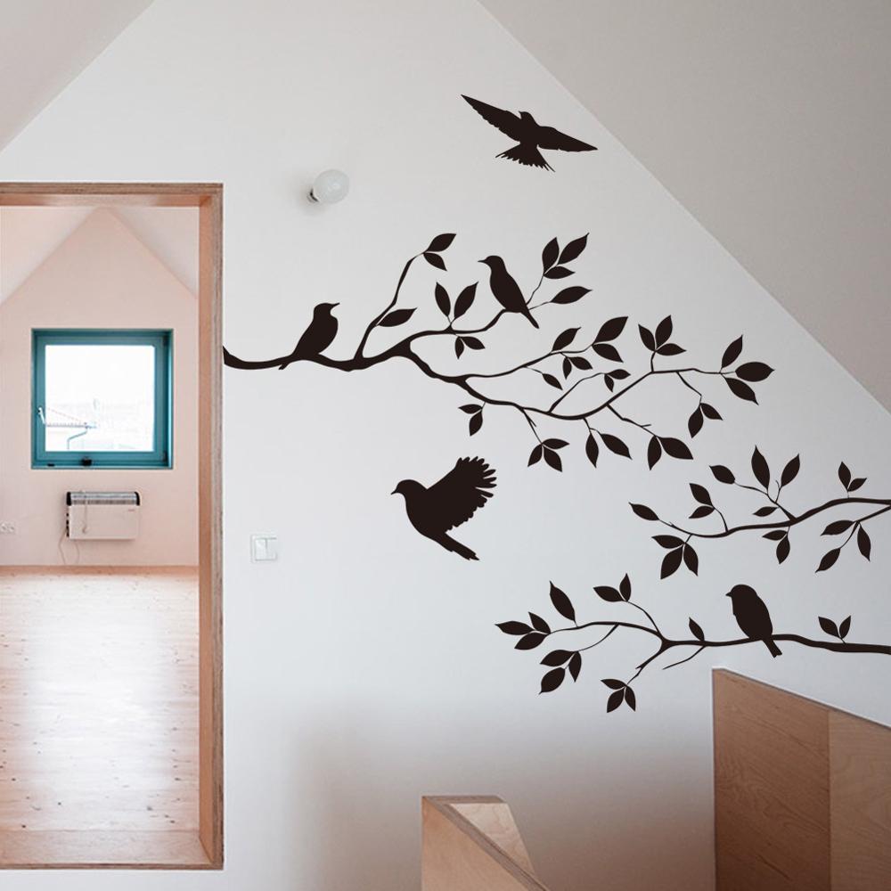 Bird Branch Wall Stickers