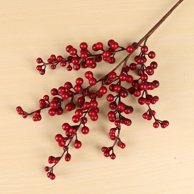 Christmas Black Berry PE Artificial Flower