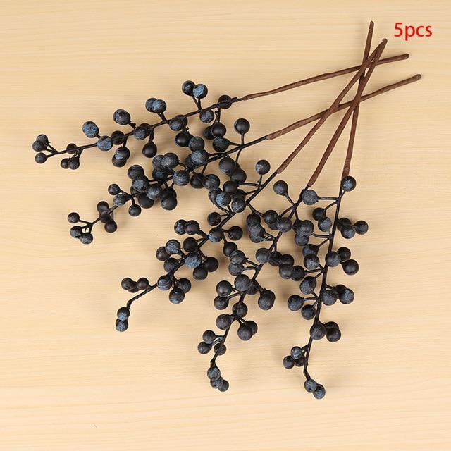 Christmas Black Berry PE Artificial Flower