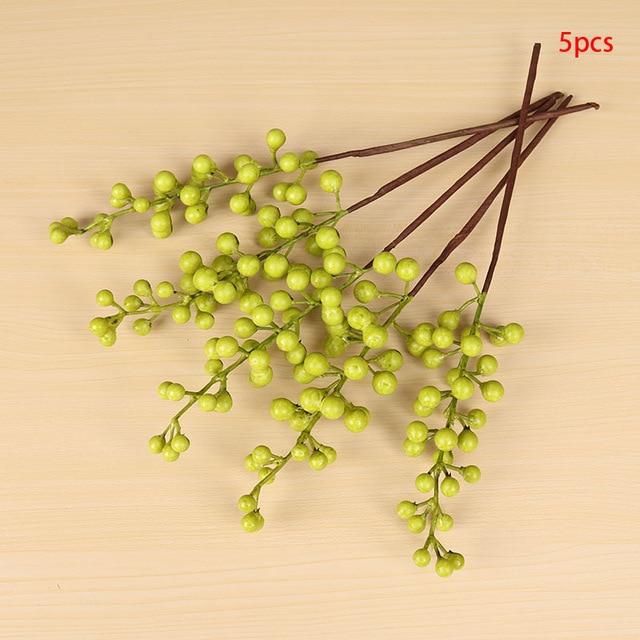 Christmas Black Berry PE Artificial Flower