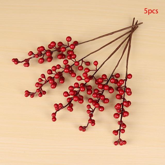 Christmas Black Berry PE Artificial Flower