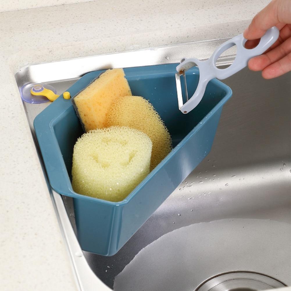 Multifunctional Corner Sink Drain Rack Shelf