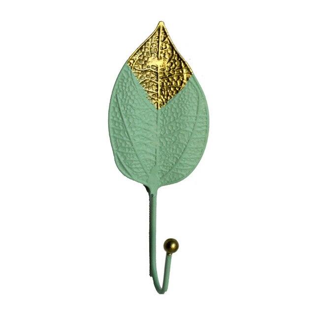 Nordic Leaf Shaped Wall Storage Hook Home Decoration