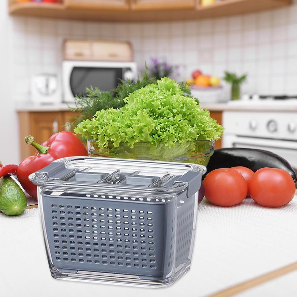 Drain Basket Refrigerator Storage Basket Box