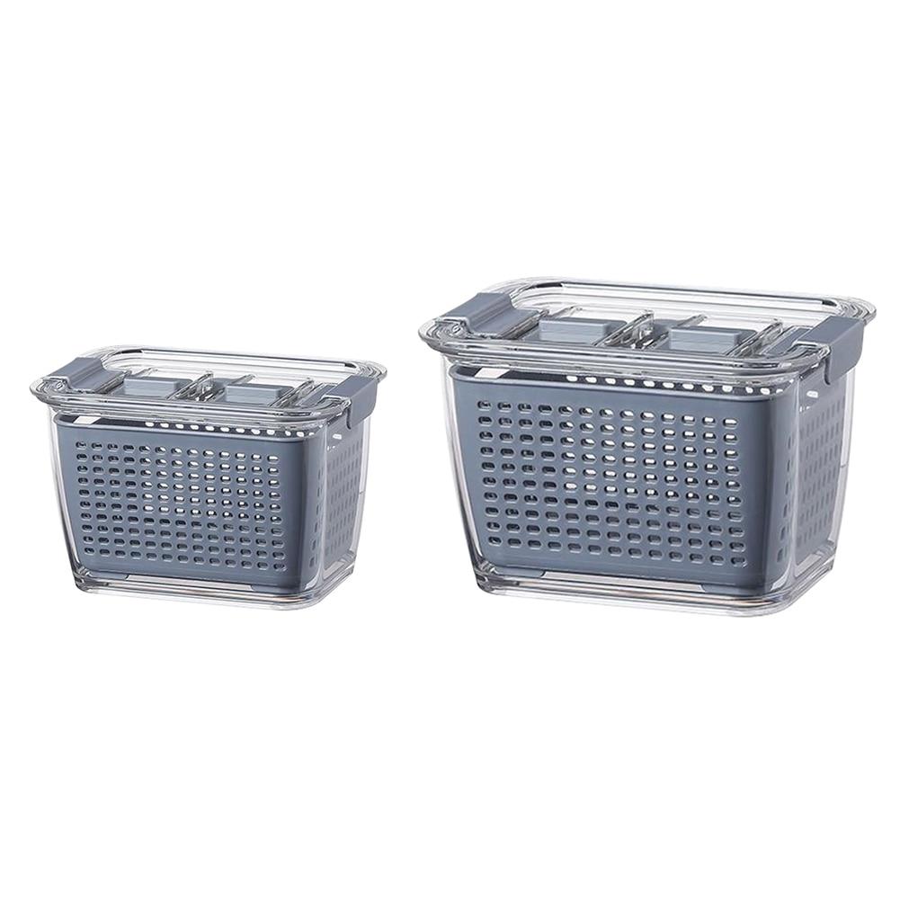 Drain Basket Refrigerator Storage Basket Box