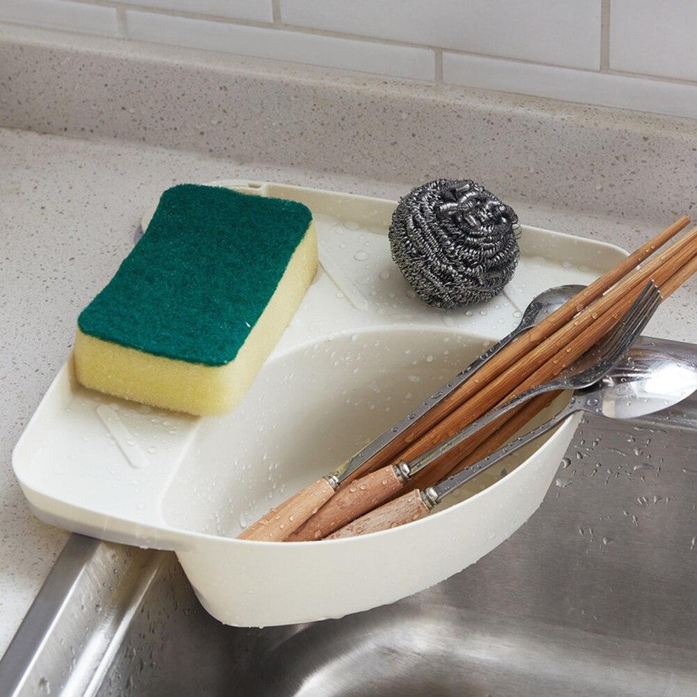 Multifunctional Corner Sink Drain Rack Shelf