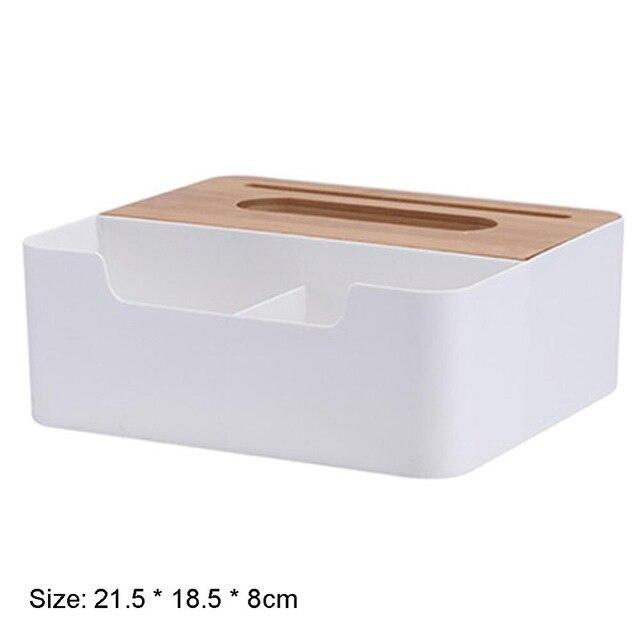 Multi-function Plastic Tissue Box Phone Shelf Holder