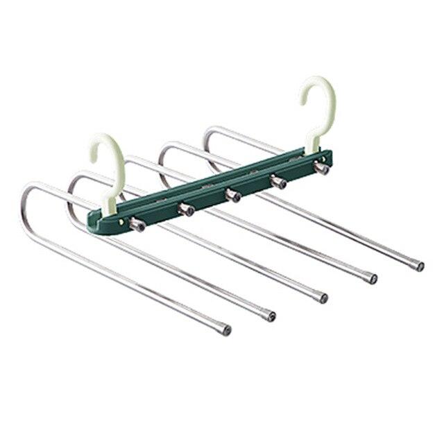 5 in 1 Trousers shelves Stainless Steel Clothes Hangers