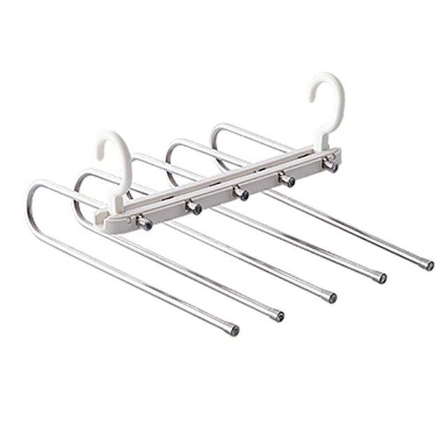 5 in 1 Trousers shelves Stainless Steel Clothes Hangers