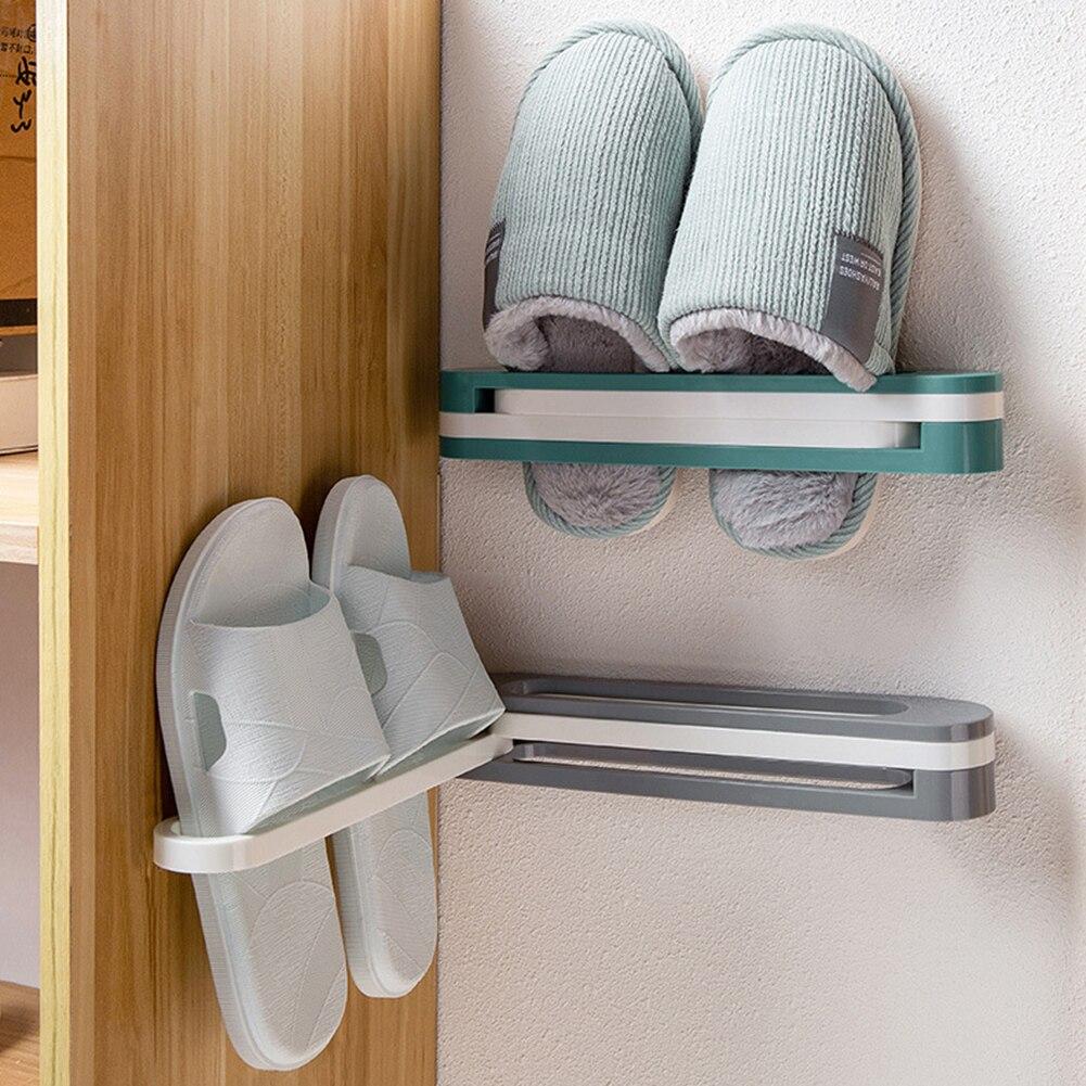 Space-saving Wall-Mounted Shoes Rack