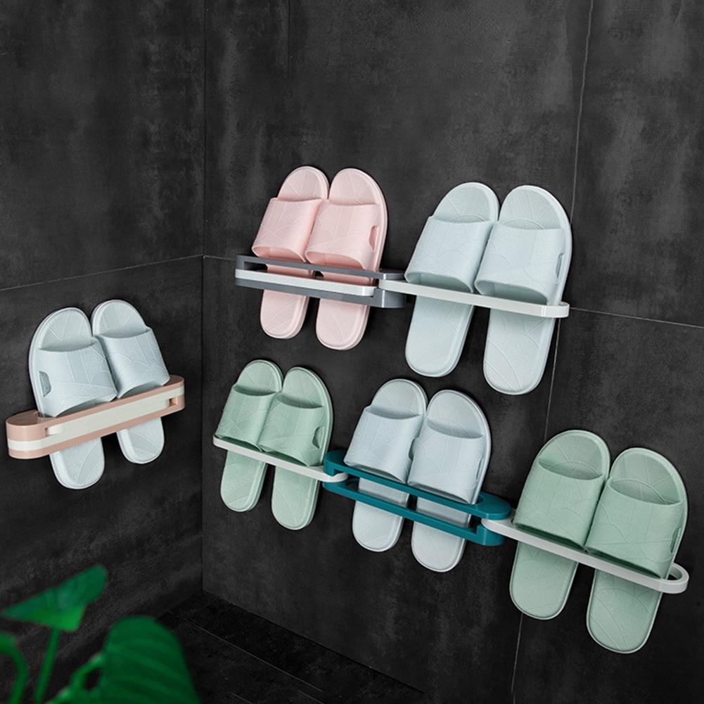 Space-saving Wall-Mounted Shoes Rack