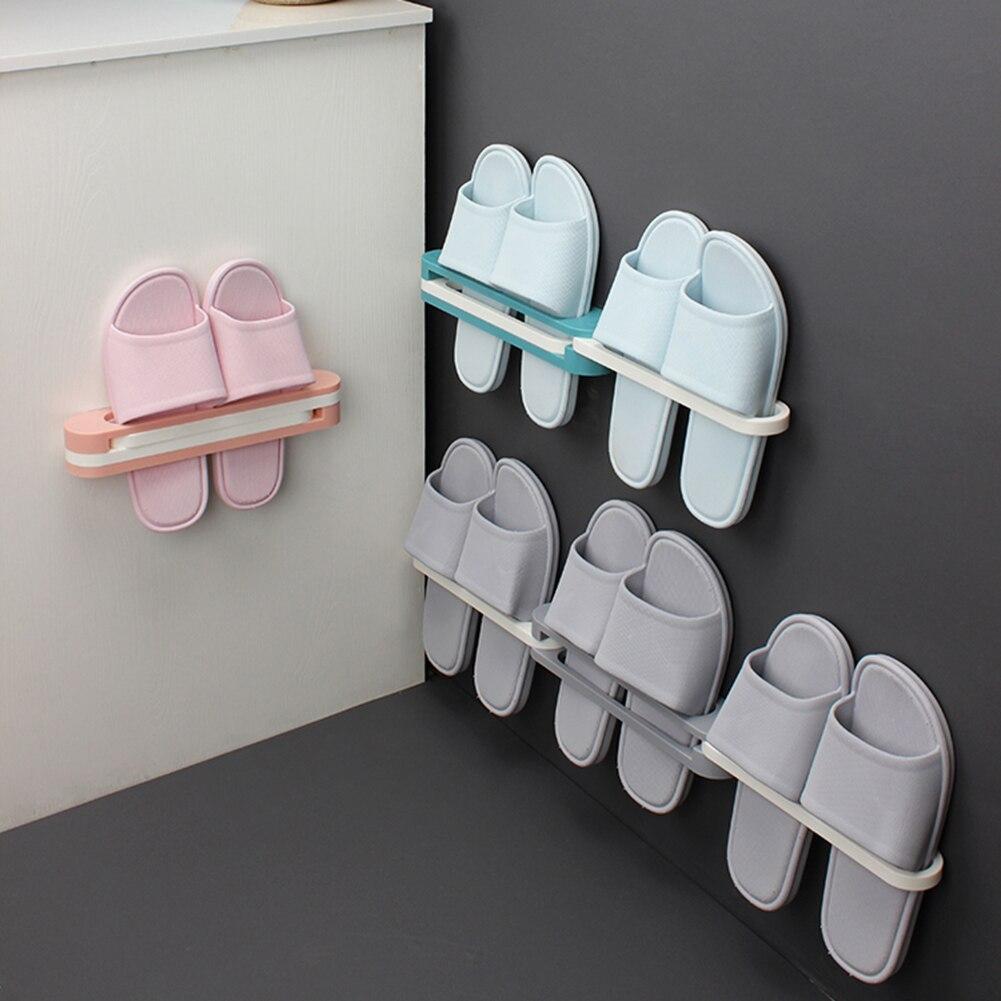 Space-saving Wall-Mounted Shoes Rack