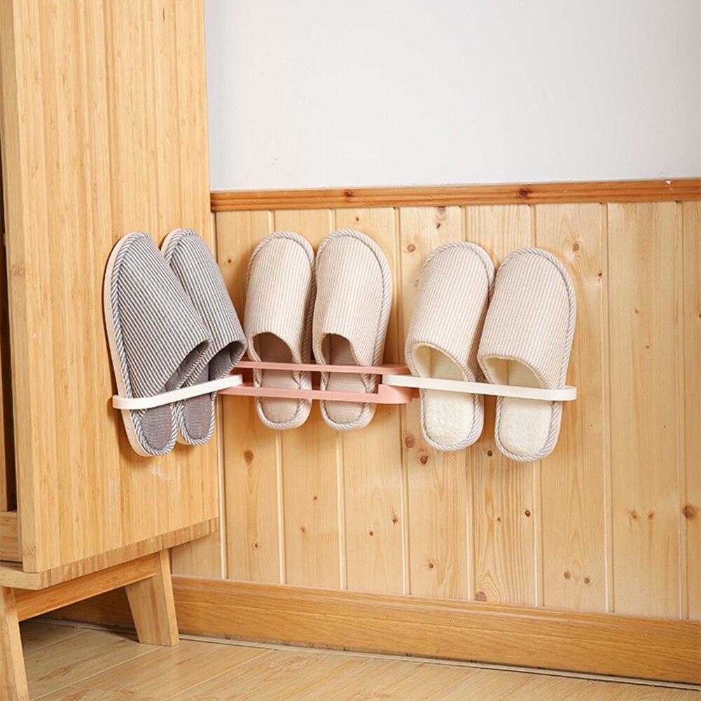 Space-saving Wall-Mounted Shoes Rack