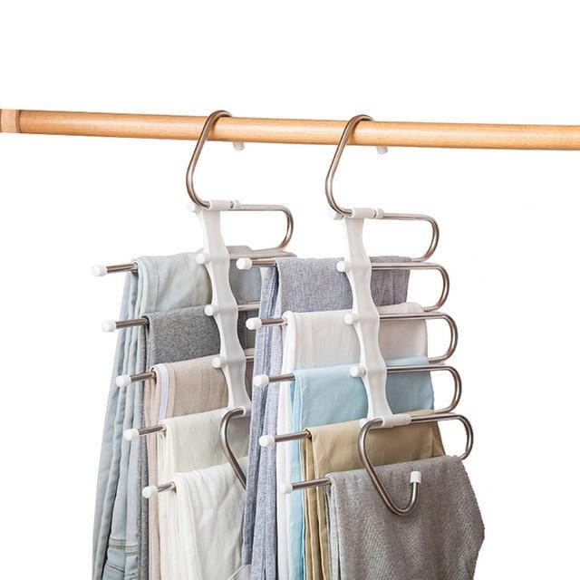 Adjustable Trouser Pants Rack Scarf Neckties Hanger