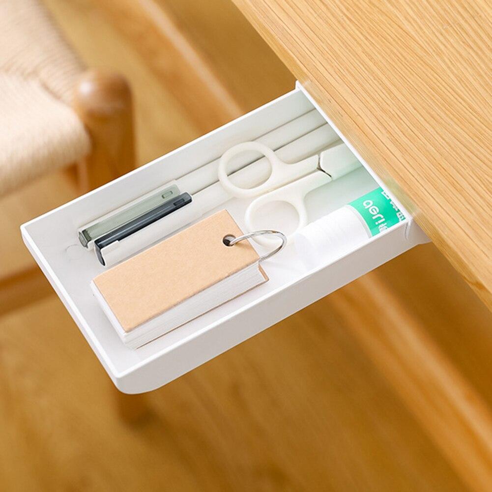 Plastic Memo Pen Organizer Stationery Storage Box