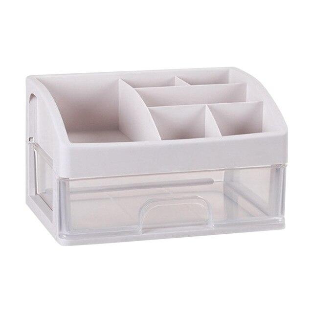 Transparent Desk Organizer Drawer Storage Box