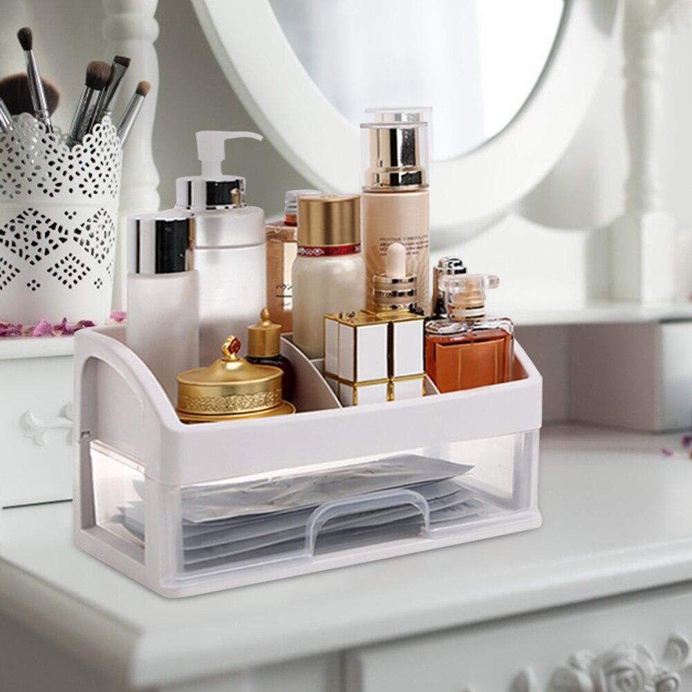 Transparent Desk Organizer Drawer Storage Box