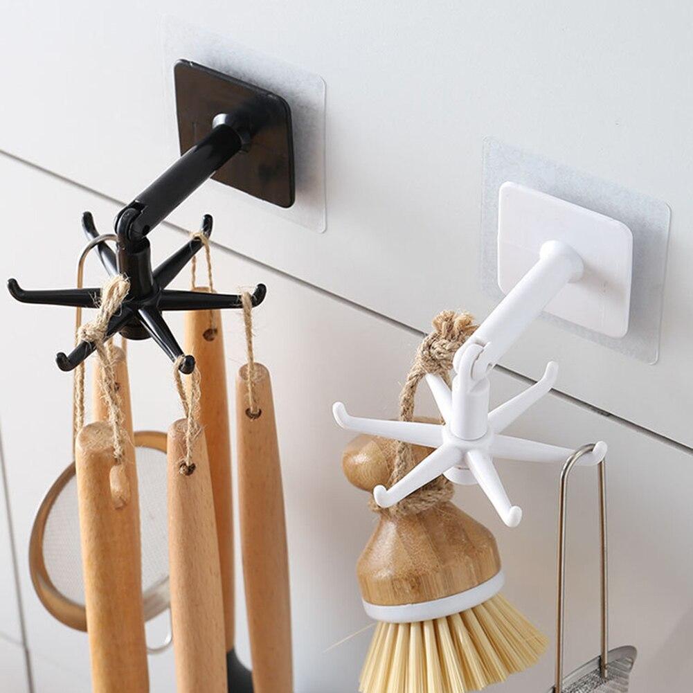 360 Degrees Rotating Hook Holder Bathroom Organizar