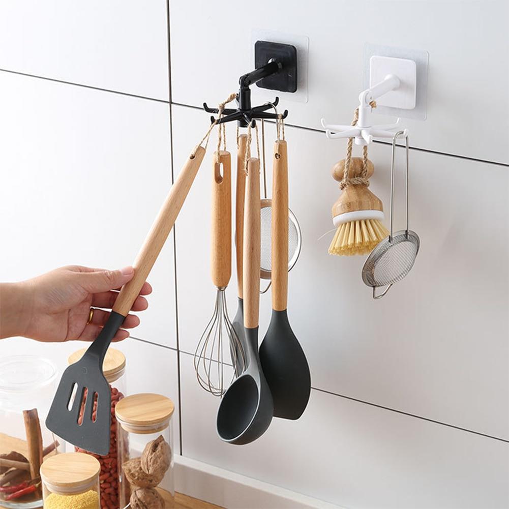 360 Degrees Rotating Hook Holder Bathroom Organizar