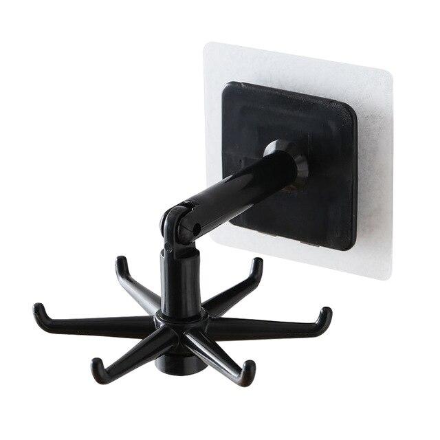 360 Degrees Rotating Hook Holder Bathroom Organizar