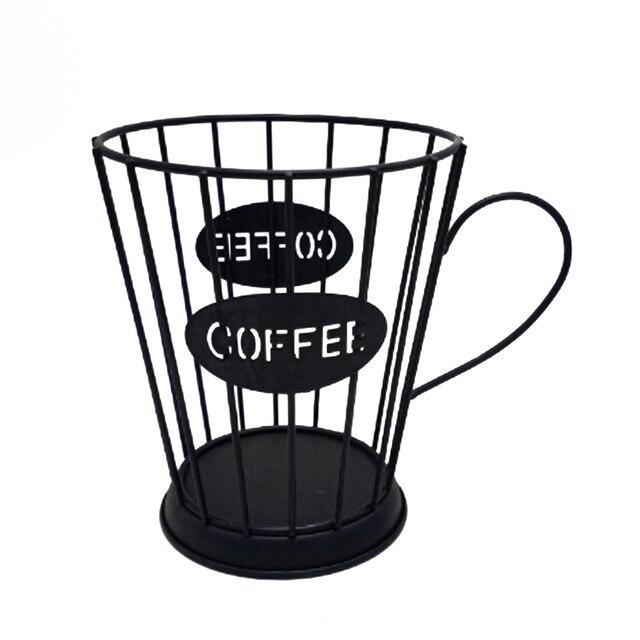 Retro Iron Art Hollowed Coffee Capsule