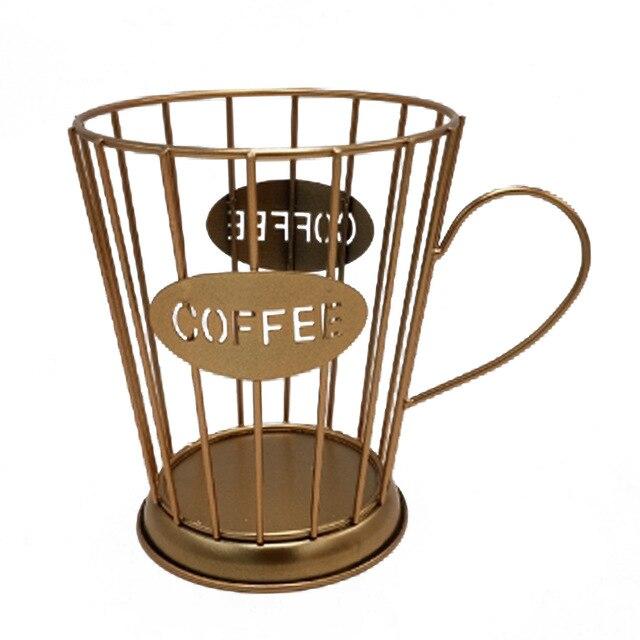 Retro Iron Art Hollowed Coffee Capsule