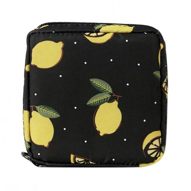 Portable Fabric Large Capacity Pad Tampon Purse Bag