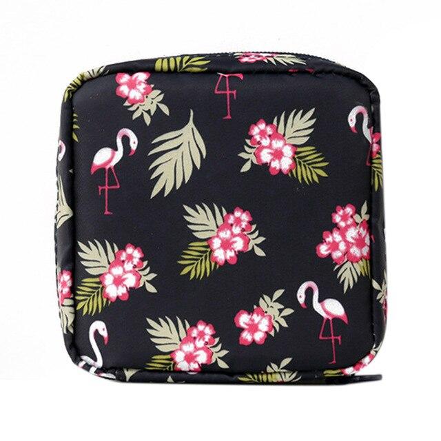 Portable Fabric Large Capacity Pad Tampon Purse Bag