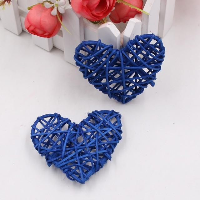 5/10Pcs 3-7Cm Artificial Rattan Straw Ball Home Decoration